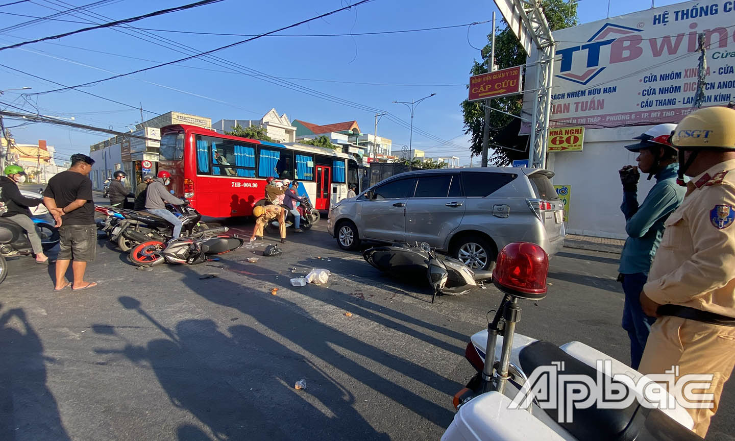 Vụ TNGT xảy ra chiều ngày 29-3.