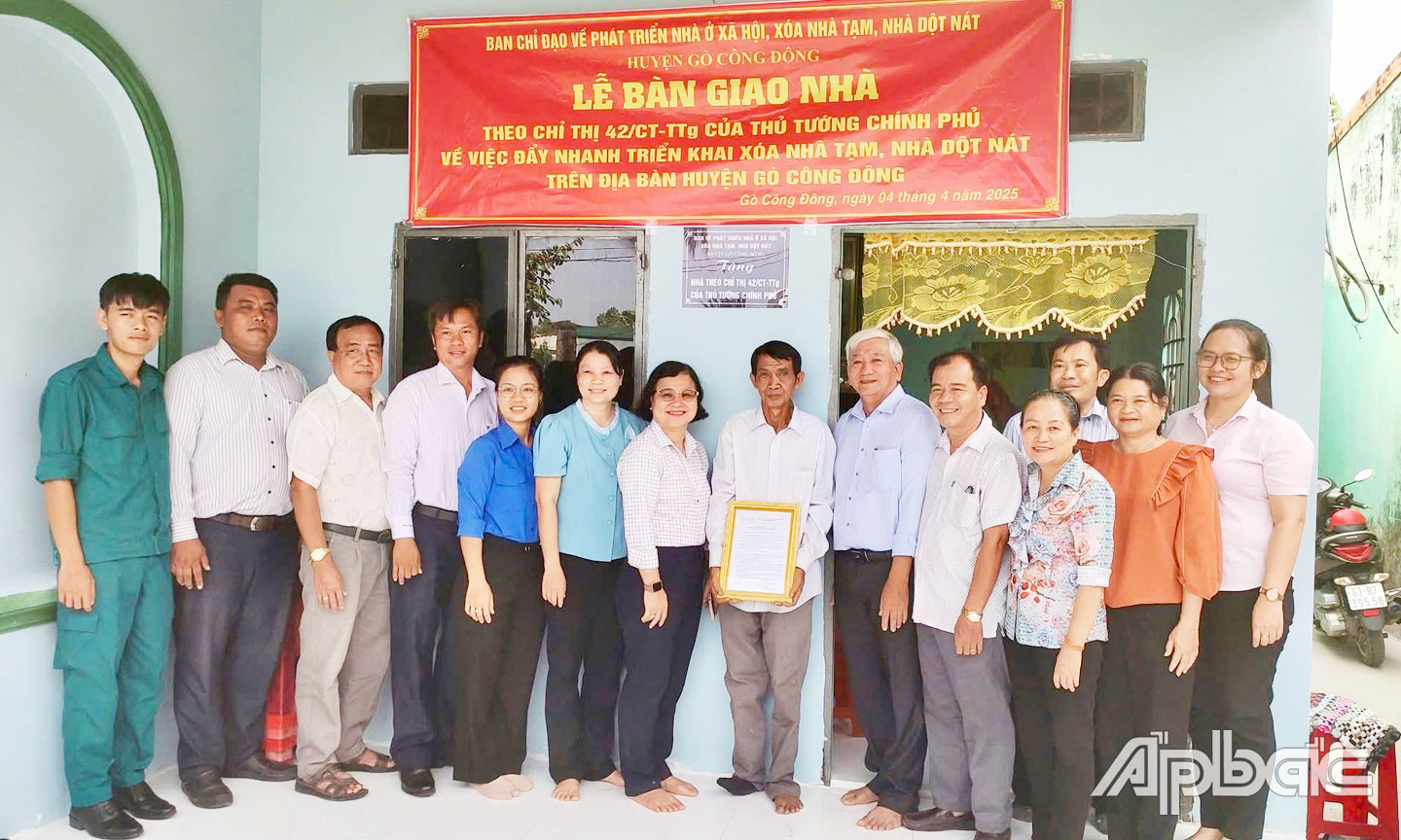 Huyện Gò Công Đông tập trung chăm lo cho hộ khó khăn về nhà ở.