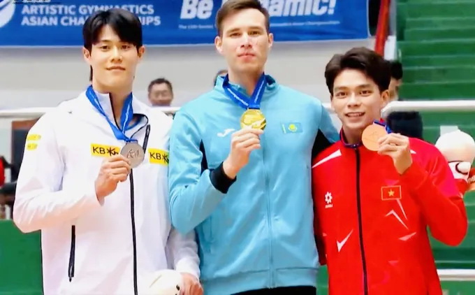 Đội tuyển thể dục dụng cục (TDDC) Việt Nam đã đón tin vui khi có tấm HCĐ đầu tiên trong giải vô địch châu Á 2025 đang diễn ra tại Hàn Quốc.