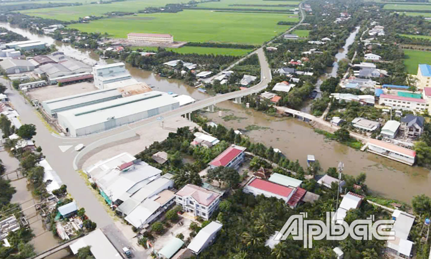 Vị trí xây dựng cầu Nguyễn Văn Tiếp.