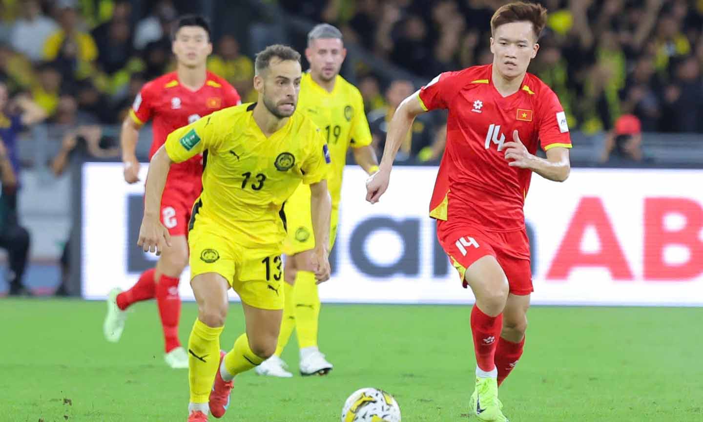 Đội tuyển Việt Nam thất bại toàn diện trước Malaysia. Ảnh: Vietnamnet.vn