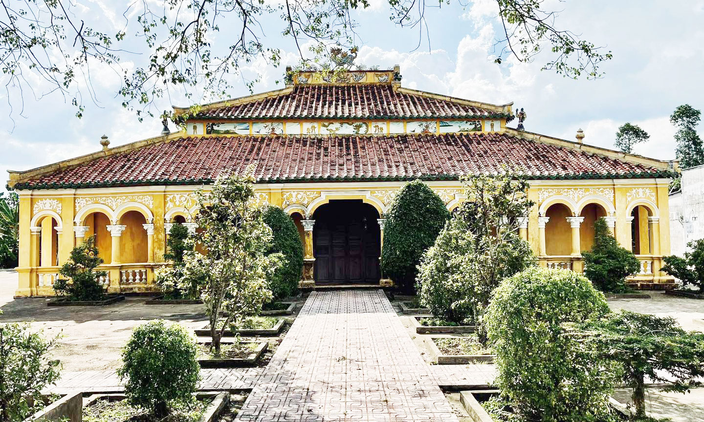 Đình cổ Mỹ Lương đã được trùng tu, tôn tạo.                                                                                                                                                                                      Nguồn: Internet