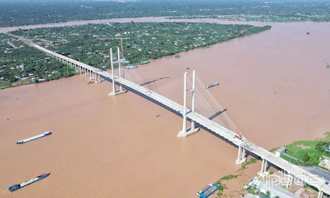 Cầu Rạch Miễu 2 dự kiến khai thác vào đầu tháng 9-2025