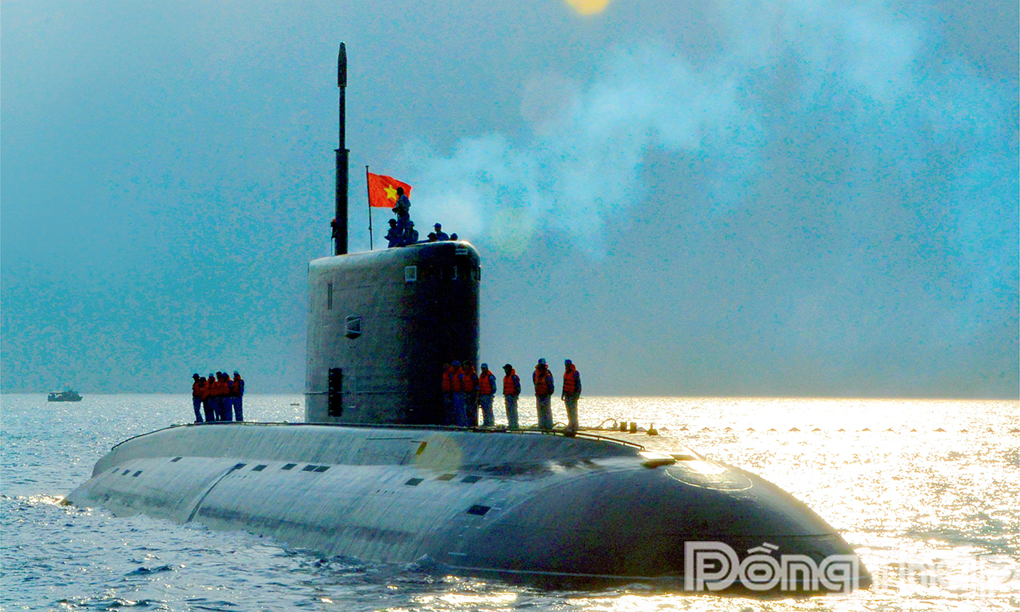 Tàu ngầm lớp Kilo 636 hiện đại của Hải quân nhân dân Việt Nam.