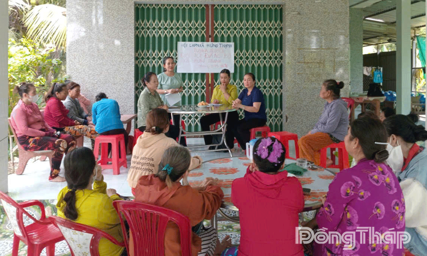 Chi hội phụ nữ Ấp Tân Lợi phát động Phong trào thi đua Chào mừng Đại hội Đại biểu Đảng bộ Tỉnh Đồng Tháp (nhiệm kỳ 2025-2030), tiến tới Đại hội Đại biểu toàn quốc lần thứ XIV của Đảng.