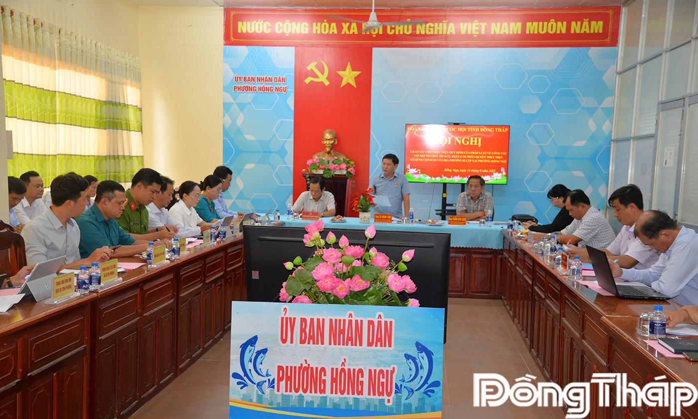 Đồng chí Tạ Minh Tâm phát biểu tại 