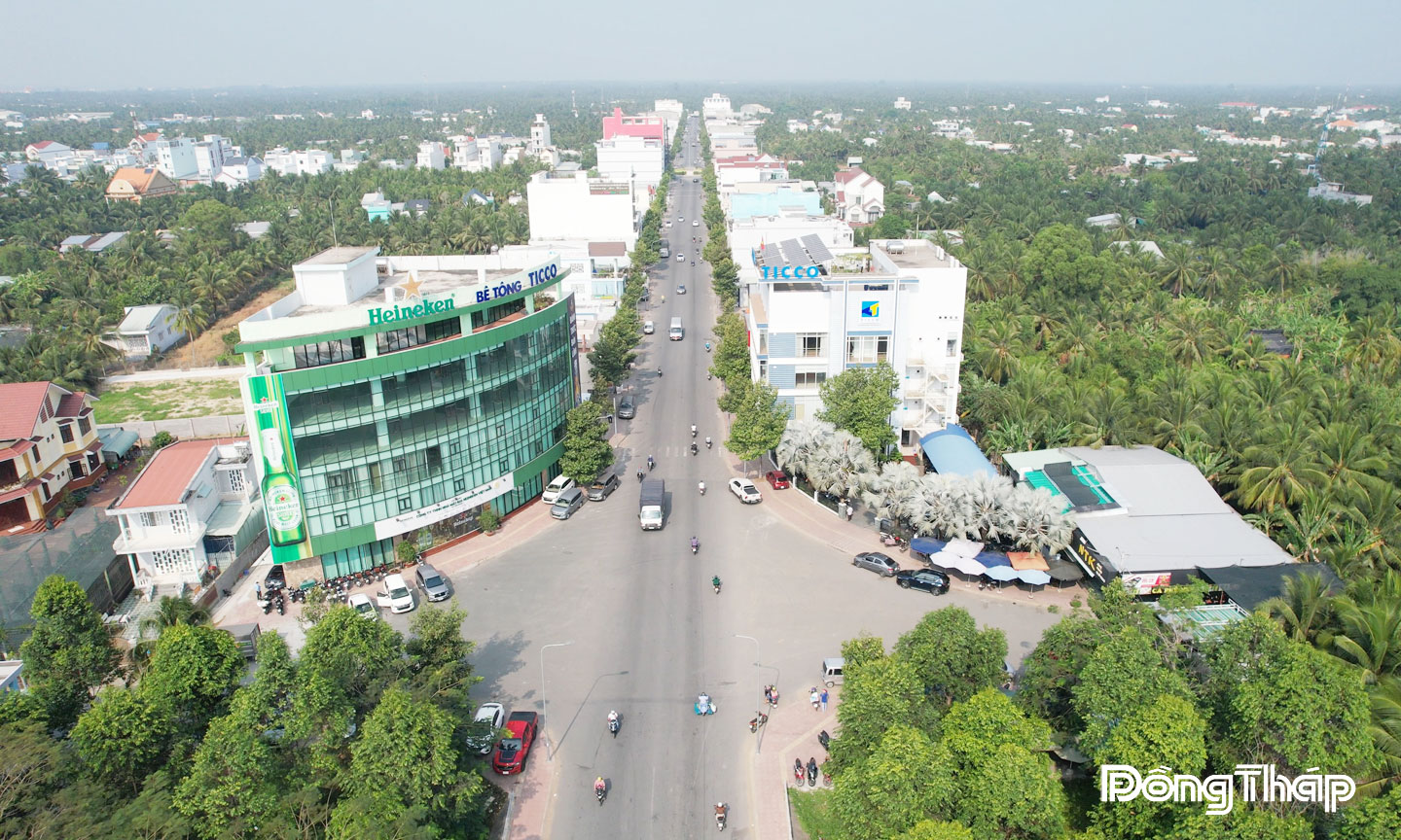 Phường Trung An tập trung phát triển công nghiệp, tiểu thủ công nghiệp, thương mại, dịch vụ và nông nghiệp đô thị. Ảnh: MINH THÀNH