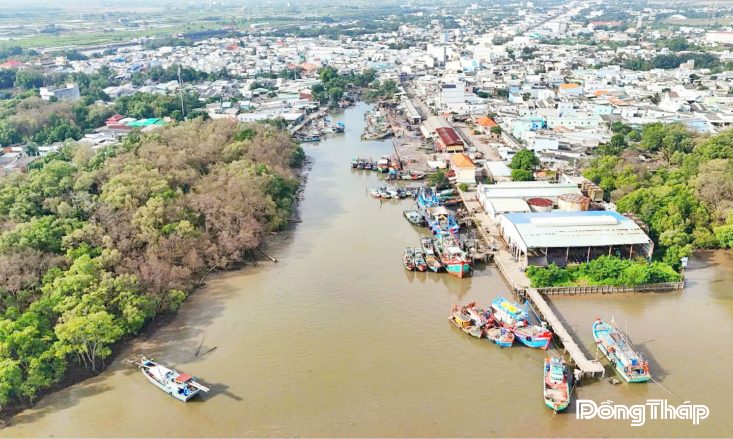 Quang cảnh đô thị xã Gia Thuận.