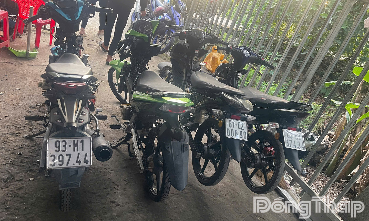 Các phương tiện độ bị phát hiện.