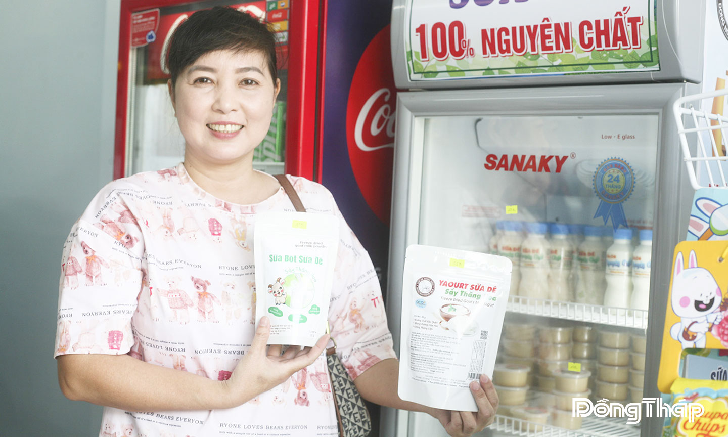 Các sản phẩm từ sữa dê của Hợp tác xã Nông nghiệp Đông Nghi đang được người tiêu dùng đón nhận tích cực.