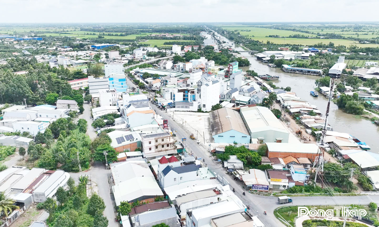 Một góc Khu dân cư phường Mỹ Phước Tây.                                                                                                                                Ảnh: PHƯƠNG TUYỀN