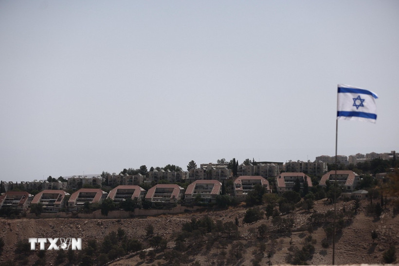 Quang cảnh khu tái định cư E1 ở Bờ Tây, ngày 14/8/2025. Ảnh: THX/TTXVN