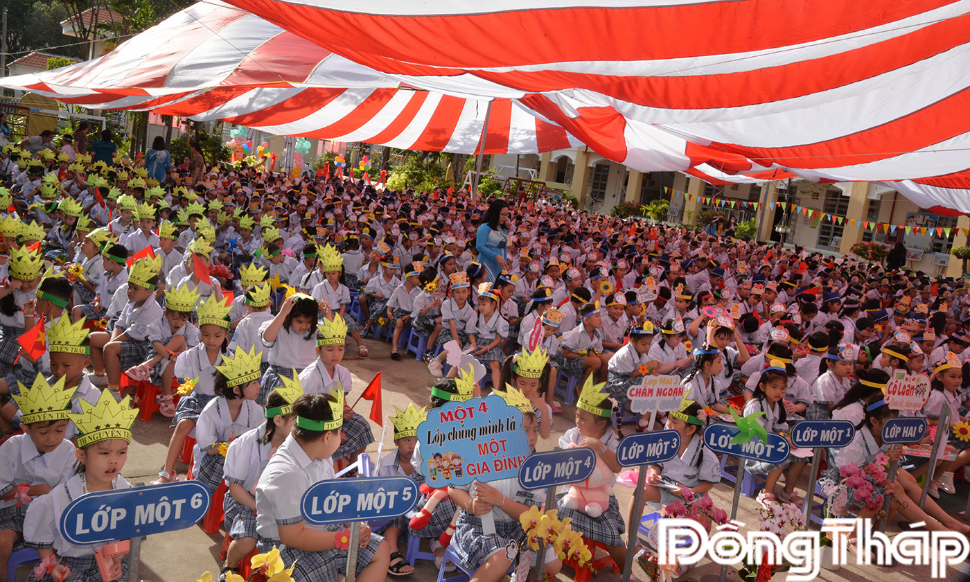 Quang cảnh Lễ khai giảng