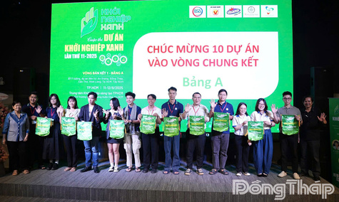 Đồng Tháp có dự án vào Chung kết Cuộc thi khởi nghiệp Xanh lần thứ 11 năm 2025