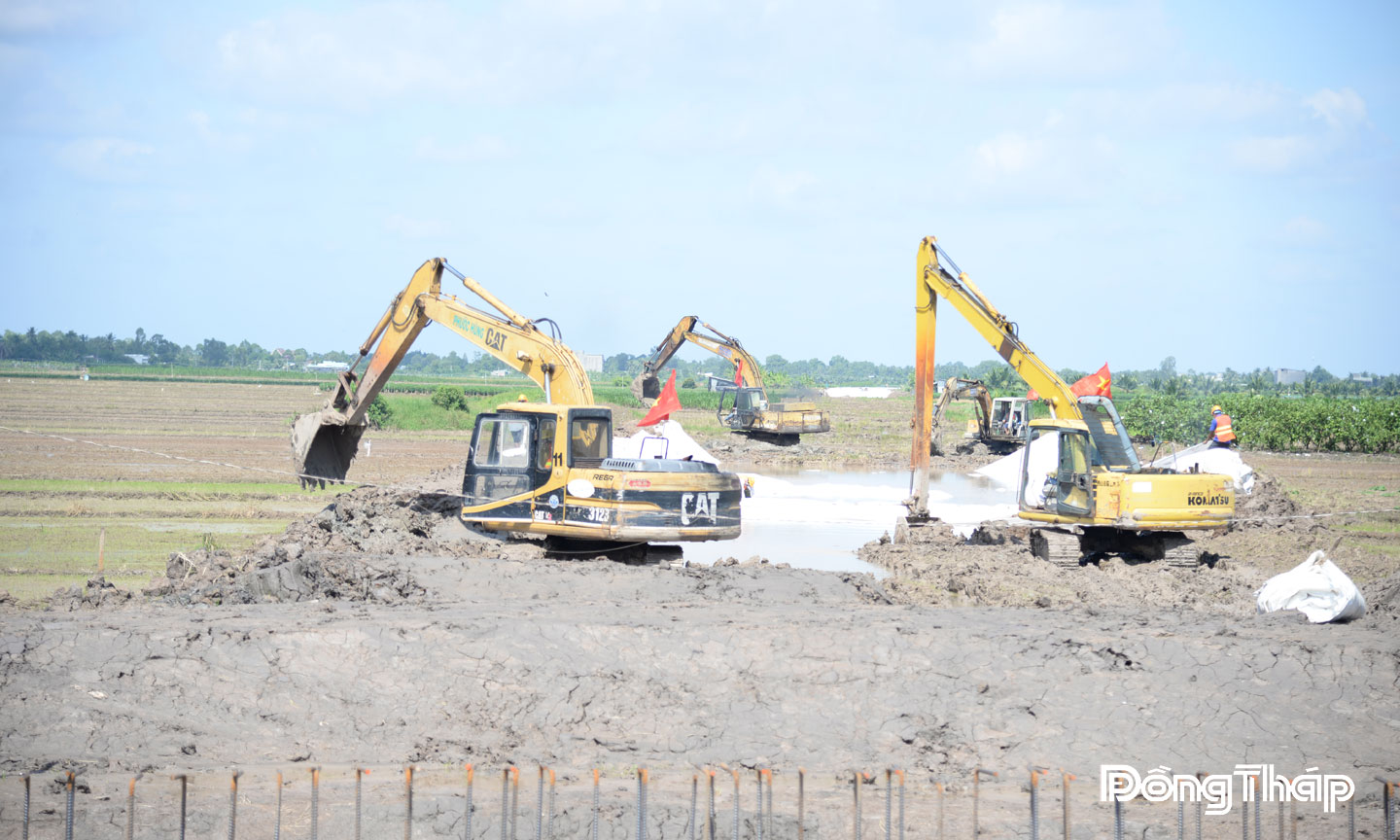 Dự án đường tỉnh 864 đang được tập trung triển khai.