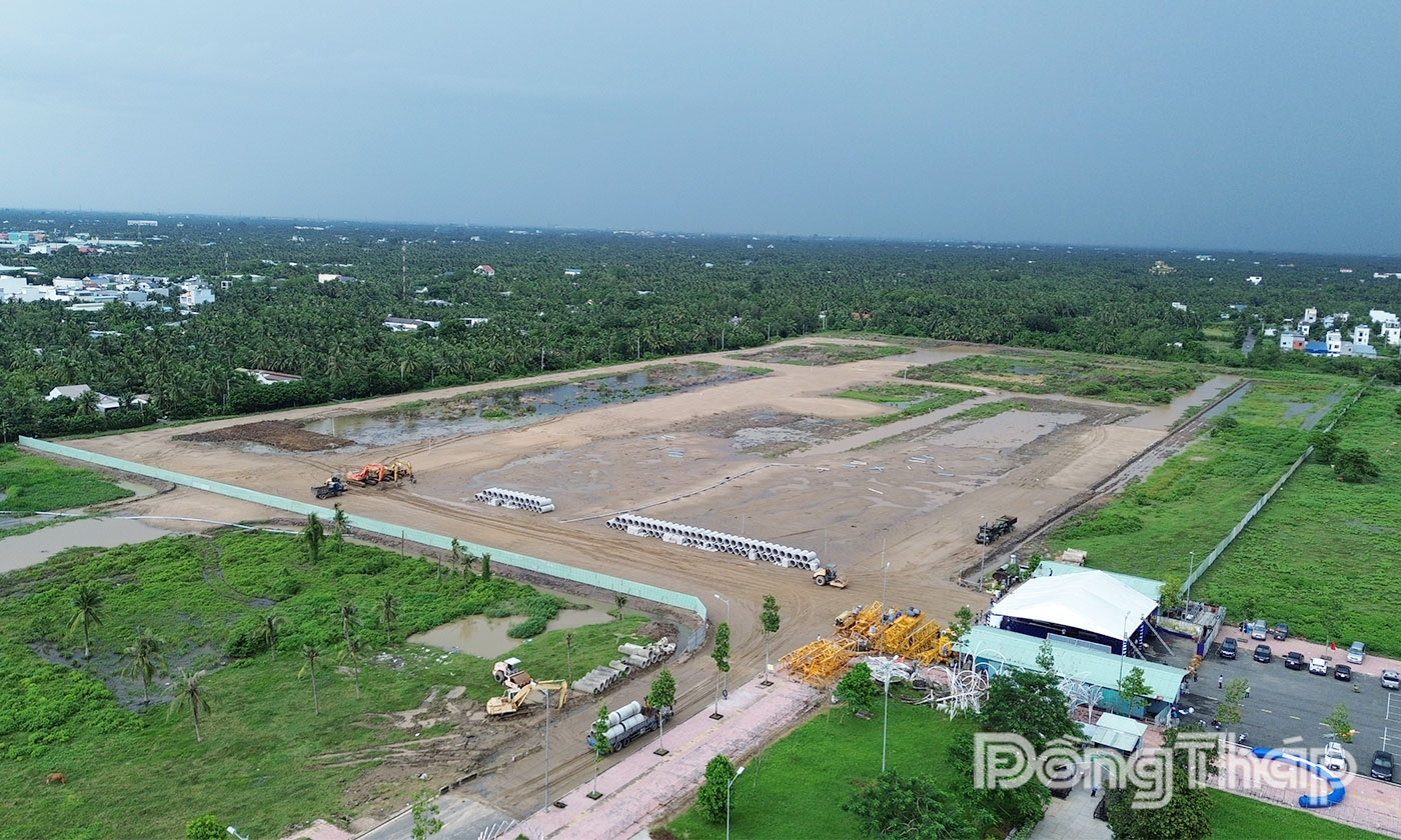 KDC An Hoà nhìn từ trên cao.