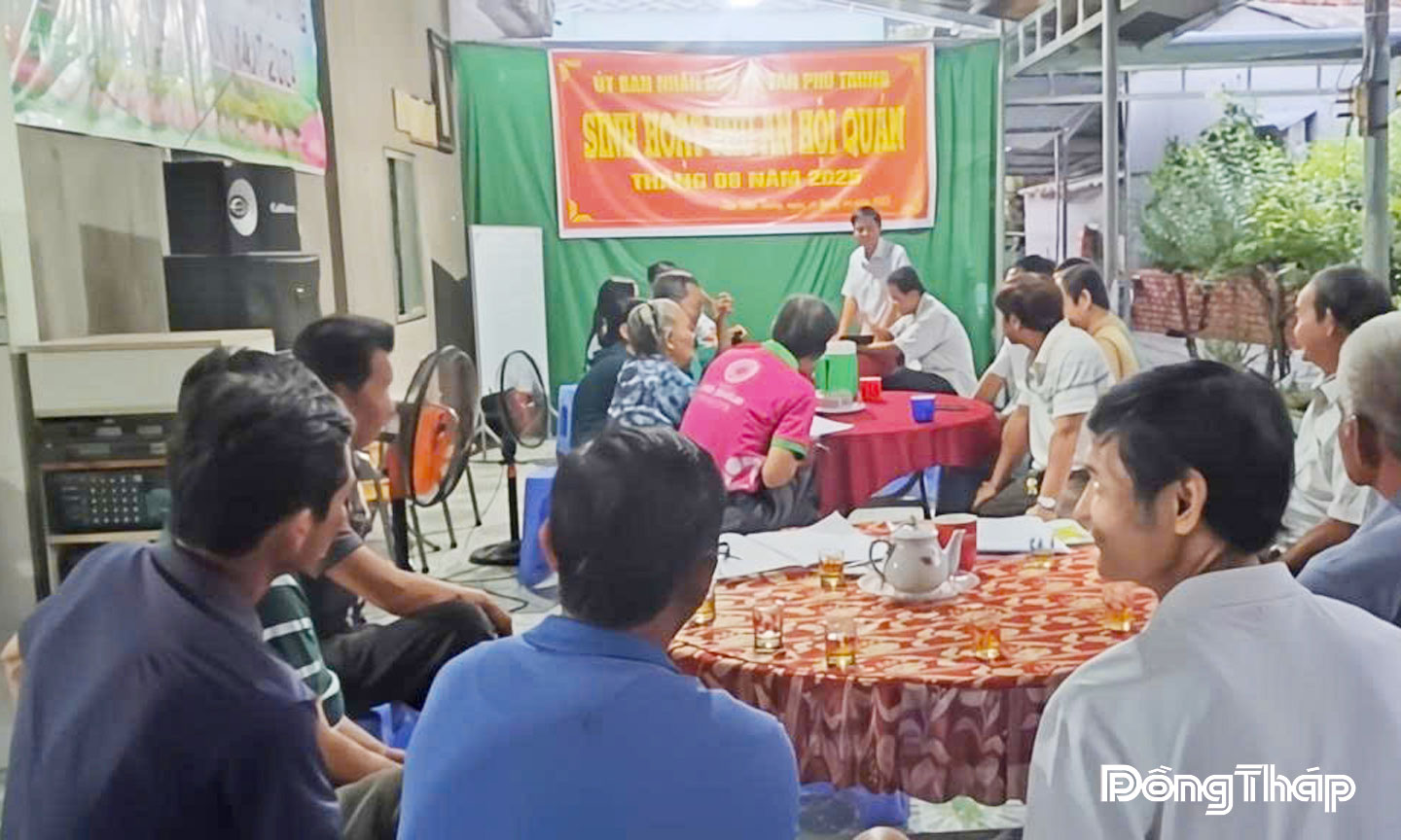 Phú An Hội quán (xã Tân Phú Trung) tổ chức sinh hoạt định kỳ.