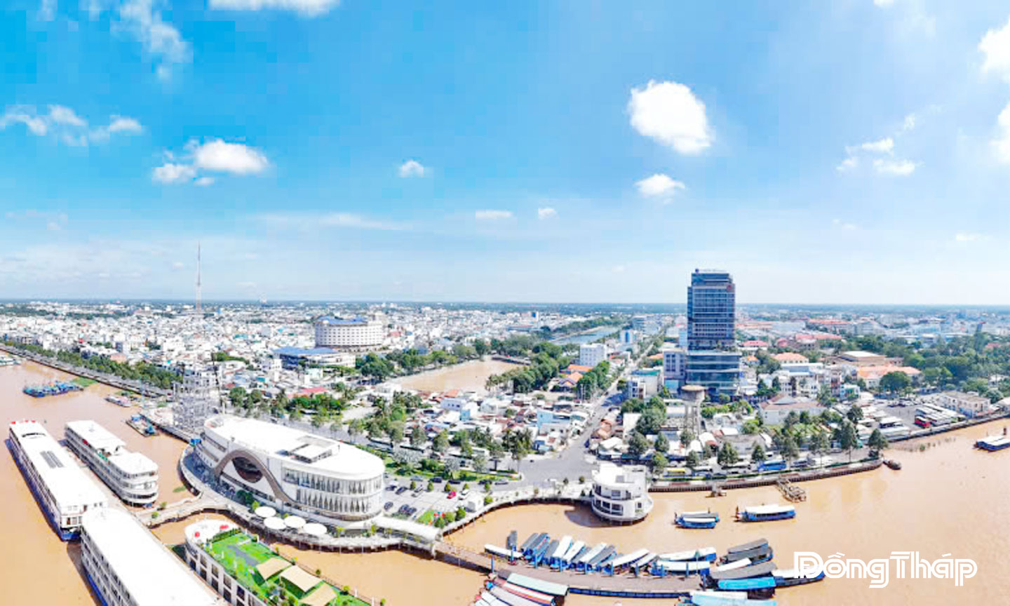 Đồng Tháp đang hướng đến mục tiêu là nơi đáng sống, người dân có cuộc sống phồn vinh, hạnh phúc. Ảnh: TRUNG HẬU