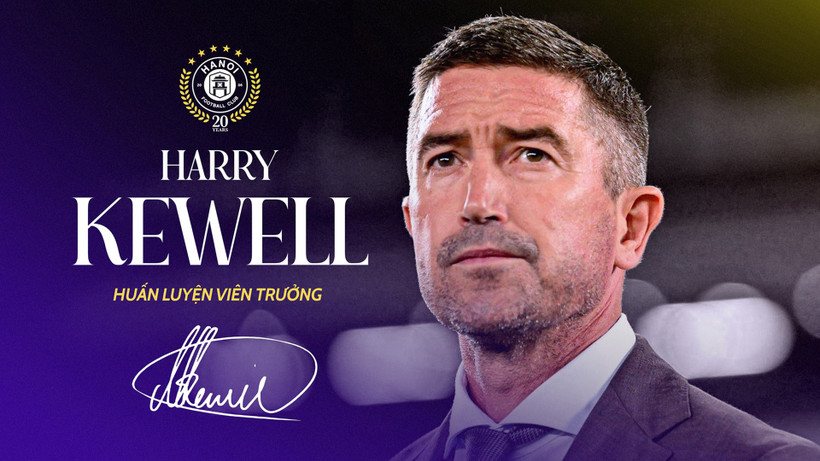 Hà Nội FC bổ nhiệm huấn luyện viên Harry Kewell. (Ảnh: Hà Nội FC)