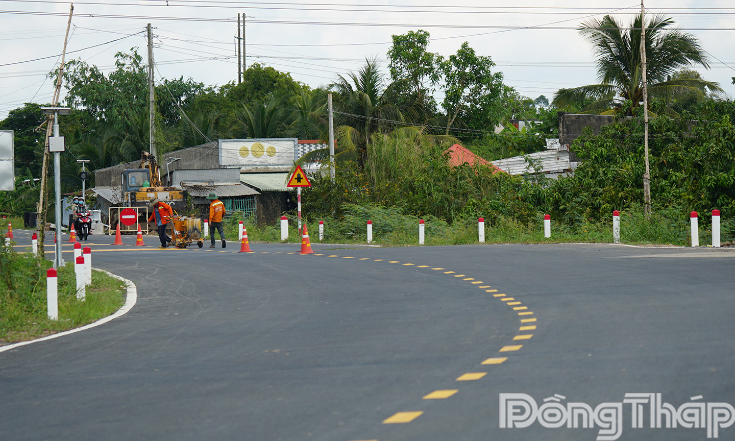 Tuyến tránh Cao Lãnh được thiết kế rộng 11m, vận tốc 80 km/h.