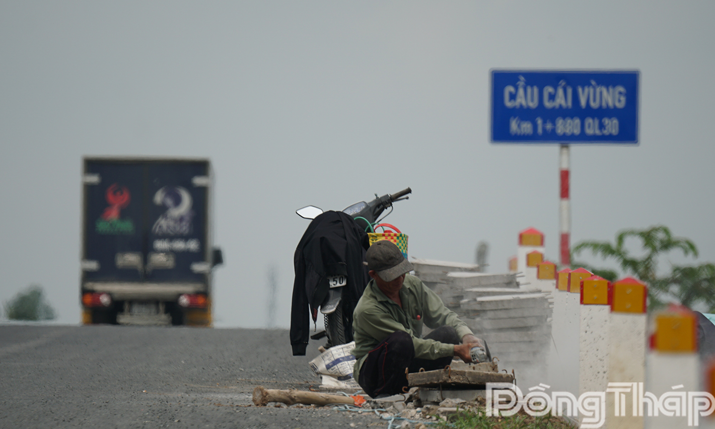 Công nhân ráo riết làm việc để sớm hoàn chỉnh dự án theo đúng tiến độ đề ra.