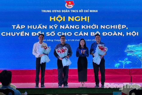 Hơn 250 đoàn viên, thanh niên tham gia tập huấn kỹ năng khởi nghiệp, chuyển đổi số