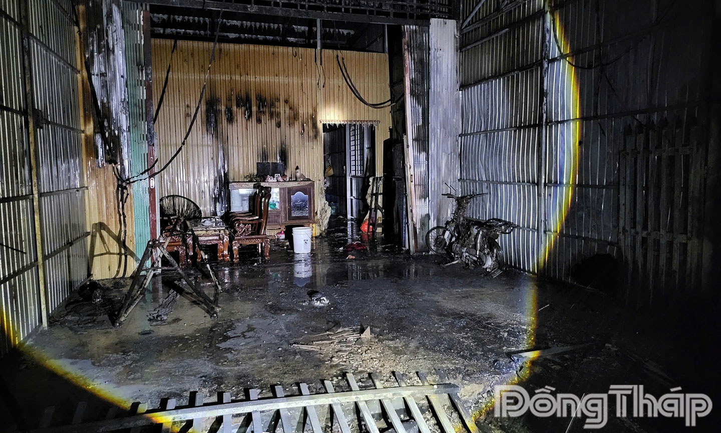 Một số hộ dân bị cháy lan. Ảnh MXH