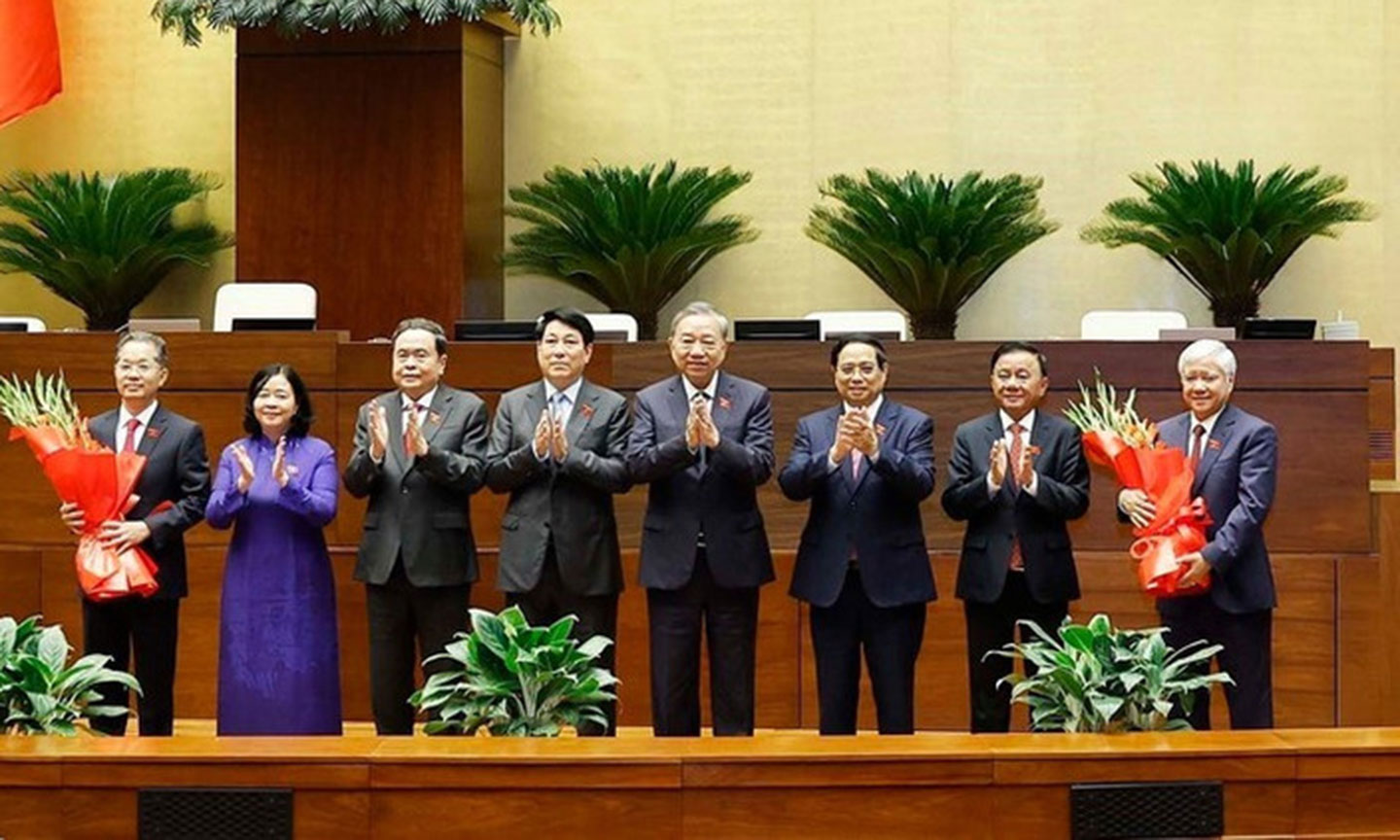 Nguyen Van Quang, a member of the Party Central Committee, is elected as Chief Justice of the Supreme People’s Court for the 2021–2026 tenure. (Photo: VNA).