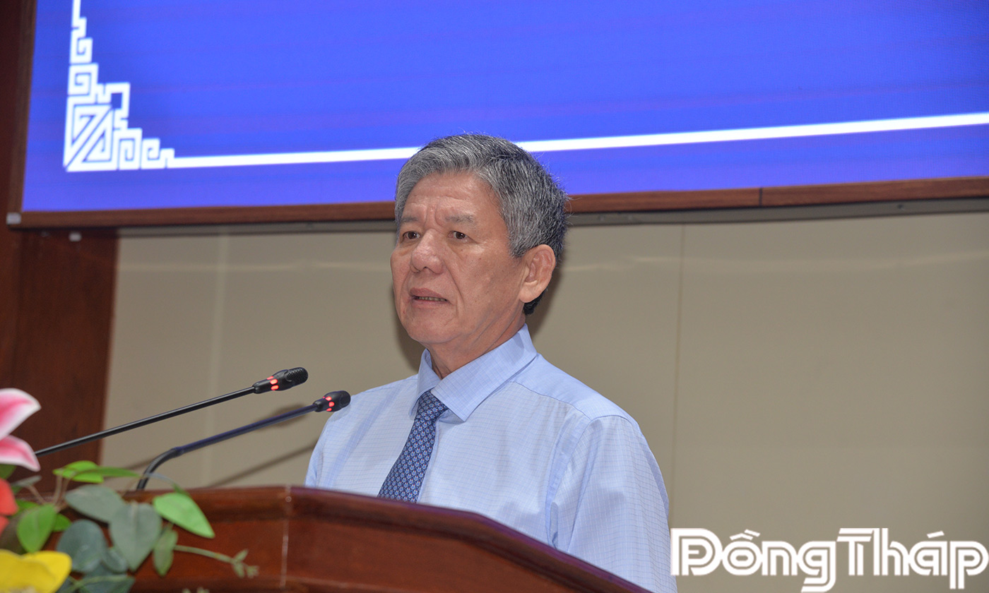 Đồng chí Ngô Chí Cường phát biểu tại Kỳ họp