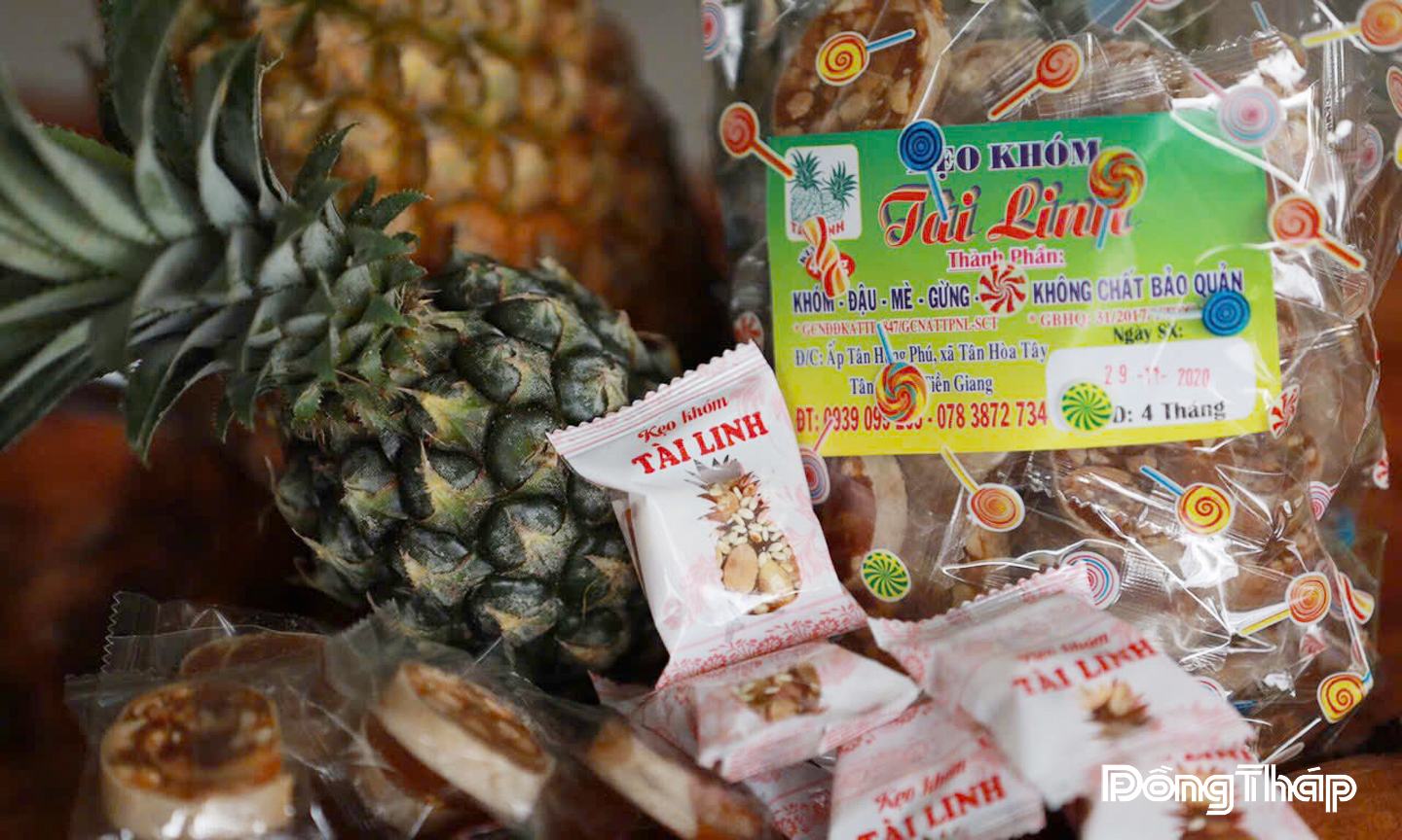 Kẹo khóm Tài Linh.