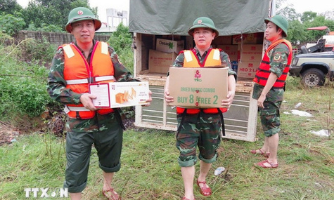 Nearly 1.39 trillion VND registered as relief aid for flood victims via central relief committee