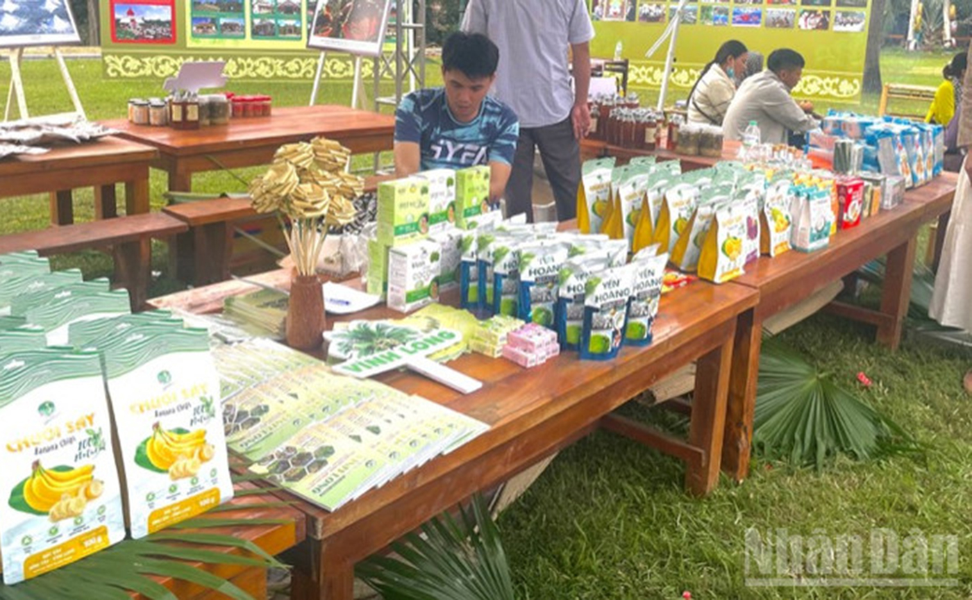  Khu vực giới thiệu sản phẩm OCOP. 