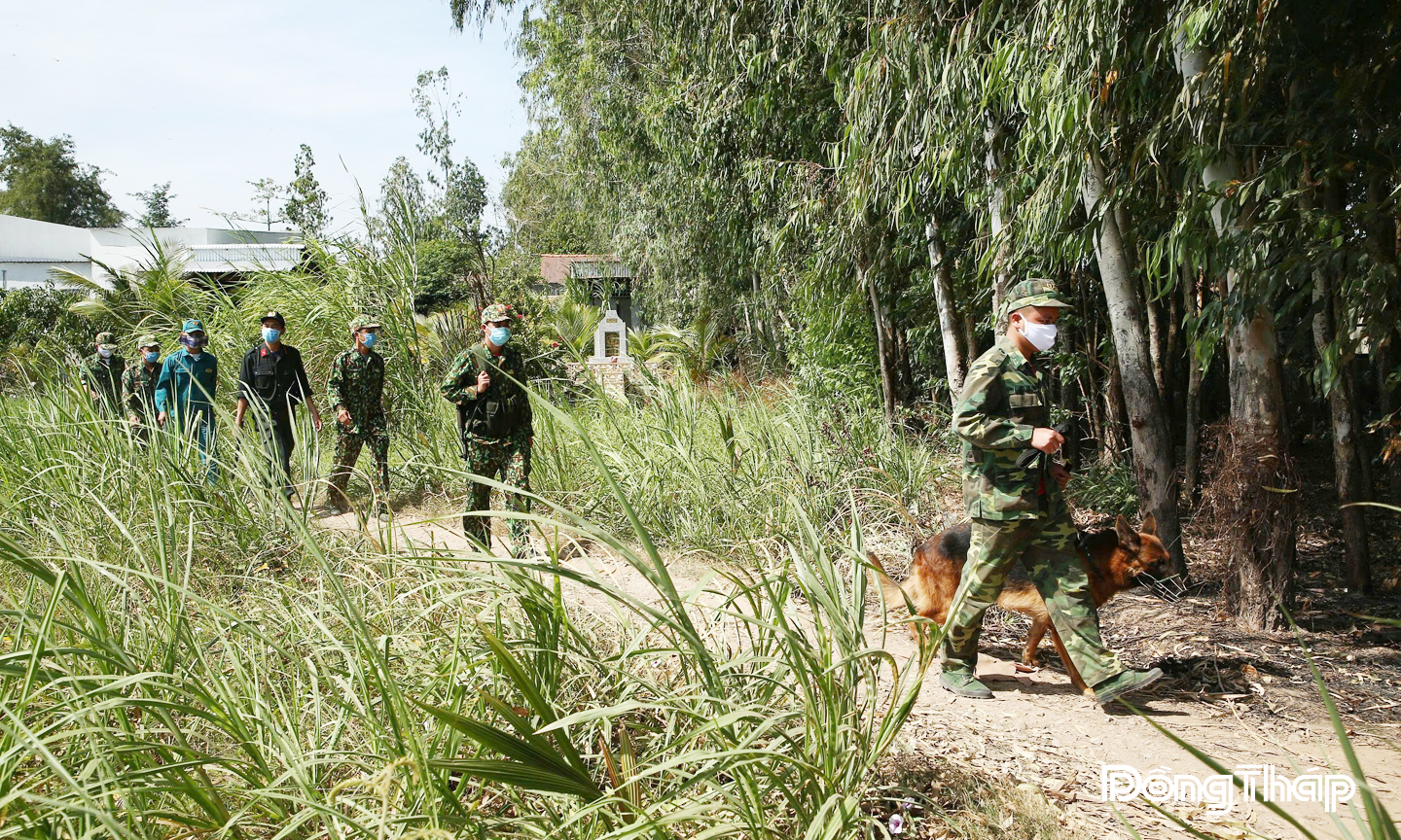 Các lực lượng đóng quân trên tuyến biên giới phối hợp tuần tra, kiểm soát chặt chẽ địa bàn vùng biên.
