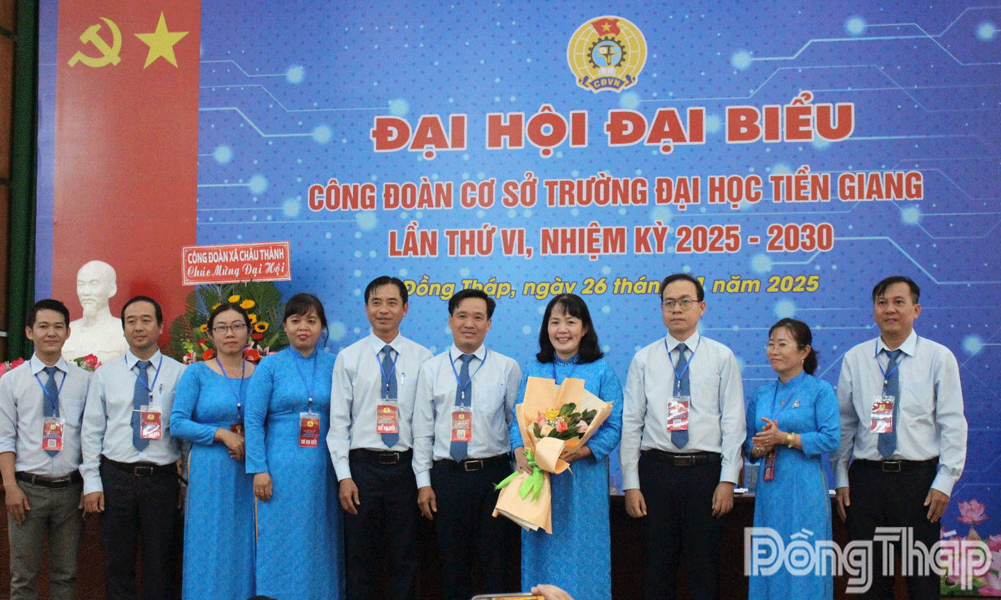 Tiến sĩ Lê Thị Kim Loan làm Chủ tịch Công đoàn cơ sở Trường Đại học Tiền Giang nhiệm kỳ 2025 – 2030