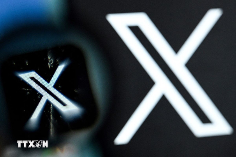 Biểu tượng mạng xã hội X. Ảnh: AFP/TTXVN