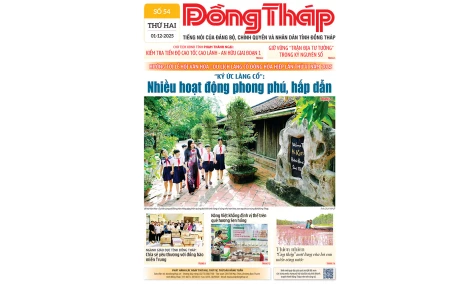 Đón đọc Báo Đồng Tháp số ra ngày 1-12