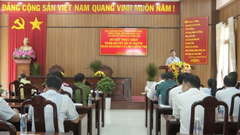 Xã Chợ Gạo: Chú trọng nguồn nhân lực phục vụ phát triển khoa học, công nghệ và chuyển đổi số