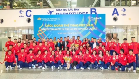 Đoàn thể thao Việt Nam sang Thái Lan tham dự SEA Games 33