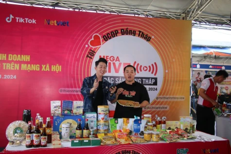 Đồng Tháp: Đẩy mạnh quảng bá, tiêu thụ sản phẩm OCOP qua kênh thương mại điện tử