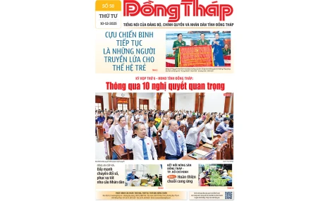 Đón đọc Báo Đồng Tháp số ra ngày 10-12