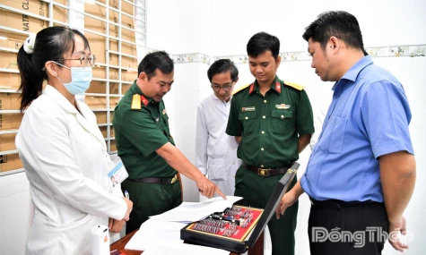 Đồng Tháp: Kiểm tra công tác khám sức khỏe thực hiện nghĩa vụ quân sự năm 2026