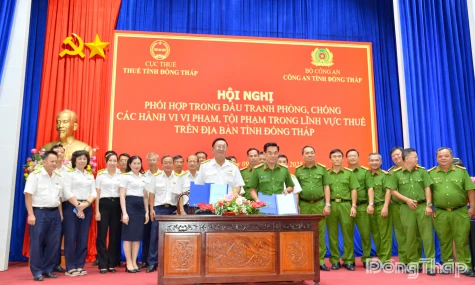 Đồng Tháp: Ký kết Quy chế phối hợp trong đấu tranh phòng, chống các hành vi vi phạm và tội phạm trong lĩnh vực thuế
