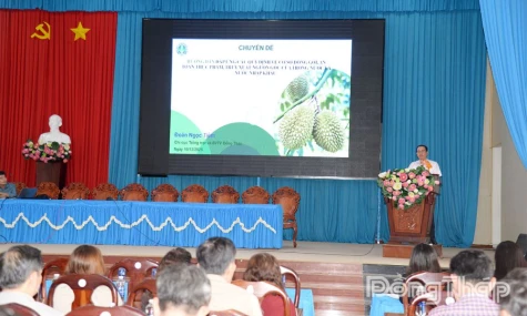 Tháo gỡ khó khăn trong sản xuất, tiêu thụ sầu riêng
