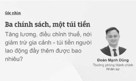 Ba chính sách, một túi tiền