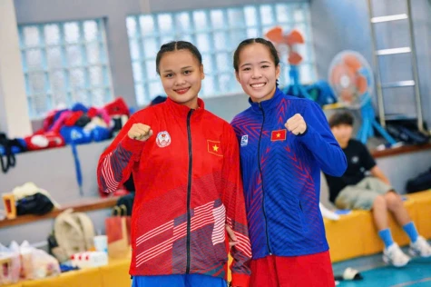 Hai “bóng hồng” của Boxing Đồng Tháp tại SEA Games 33