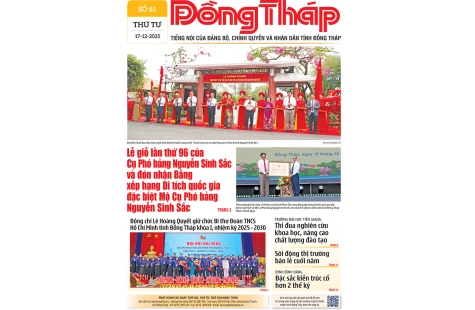 Đón đọc Báo Đồng Tháp số ra ngày 17-12