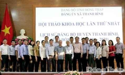 Hội thảo khoa học: Nâng cao chất lượng tư liệu biên soạn Lịch sử Đảng bộ huyện Thanh Bình