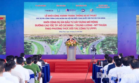 Khởi công Dự án đầu tư xây dựng mở rộng đường cao tốc TP. Hồ Chí Minh - Trung Lương - Mỹ Thuận