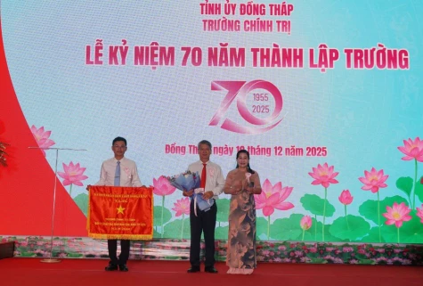 Trường Chính trị tỉnh Đồng Tháp kỷ niệm 70 năm thành lập (1955 - 2025)