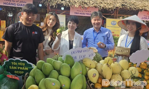 Đồng Tháp: Tham gia gian hàng trưng bày sản phẩm tại Festival OCOP Việt Nam 2025